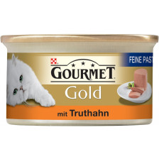 Purina Gourmet Gold Feine Pastete mit Truthahn 85G 