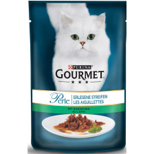 Purina Gourmet Perle Erlesene Streifen in Sauce mit Kaninchen Katzennassnahrung 85G 