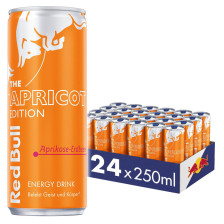 Red Bull Energy Apricot Edition Aprikose-Erdbeere 24x250ml 