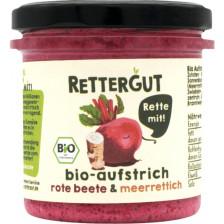 Rettergut Bio Brotaufstrich Rote Beete & Meerrettich 135G 