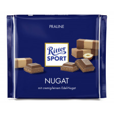 Ritter Sport Nugat Schokolade große Tafel 250 g 