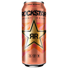 Rockstar Energydrink Zero Sugar Peach 0,5L Dose 