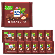 Ritter Sport Trauben Nuss 12x100G 