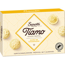 Sarotti Tiamo Feinste Trüffel Marc de Champagne 10ST 125G 