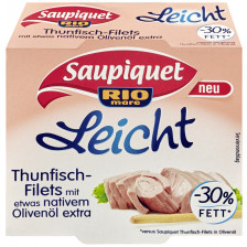 Saupiquet Thunfisch-Filets mit etwas nativem Olivenöl extra 120 g 
