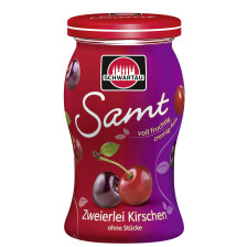 Schwartau Samt Zweierlei Kirschen 270G MHD 07.06.2026 