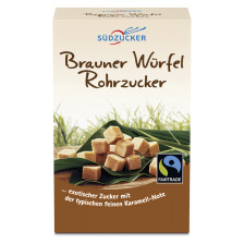 Südzucker Brauner Würfel-Rohrzucker Fairtrade 500G 
