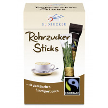 Südzucker Fairtrade Rohrzucker Sticks 250G 
