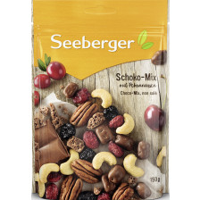 Seeberger Schoko-Mix mit Pekannüssen 150G 