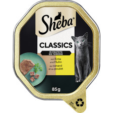 Sheba Classics mit Ente und Huhn in Pastete 85g 
