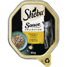 Sheba Sauce Collection Frikassee mit Truthahn und Gemüse 85G 