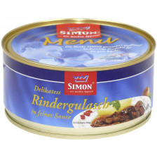 Simon Delikatess Rindergulasch in feiner Sauce 300 g 