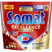 Somat Excellence Premium 5in1 Caps 16ST 297,6G 