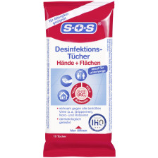SOS Desinfektionstücher 10ST 