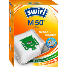 Swirl Staubsaugerbeutel M50 MicroPor® PLUS PureAir 4ST 