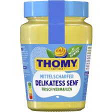 Thomy Delikatess Senf Mittelscharf im Glas 250ML 