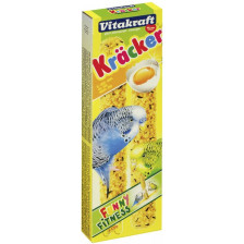 Vitakraft Kräcker Ei & Grassamen für Wellensittiche 2x 27 g 