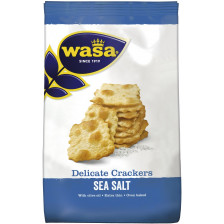 Wasa Delicate Crackers Sea Salt 180G 