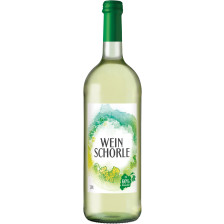 EDEKA Weinschorle weiss 1L - Etikett verschmutzt/beschädigt 