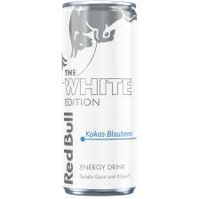 Red Bull Energy Drink White Edition Kokos-Blaubeere 250ML Dose 
