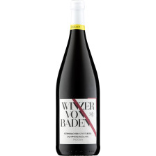 Winzer von Baden Kürnbacher Stiftsberg Schwarzriesling trocken 1L - Etikett verschmutzt/beschädigt 