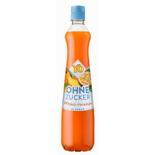 YO Sirup ohne Zucker Pfirsich Maracuja 0,7L 