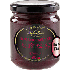 Wolfram Berge Tessiner Senfsauce Rote Feige 200ML