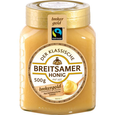 Breitsamer Fairtrade Imkergold Honig cremig 500G 