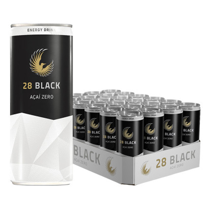 28 Black Açaí Zero 24x 250ML Dose 