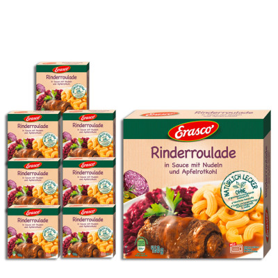 Erasco Menü Rinderroulade 7x460g 