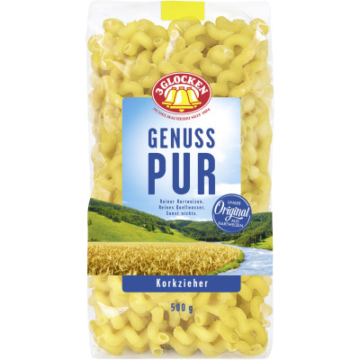 3 Glocken Genuss Pur Nudeln Korkzieher 500G 