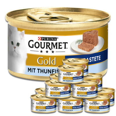 Purina Gourmet Gold Feine Pastete mit Thunfisch 12x85G 