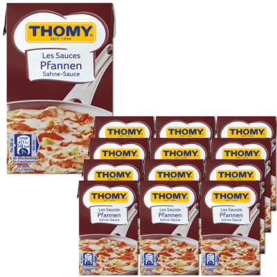 Thomy Les Sauces Pfannen Sahne-Sauce 12x250ML 