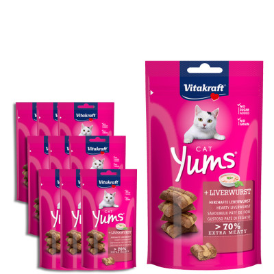 Vitakraft Cat Yums Leberwurst 9x40G 