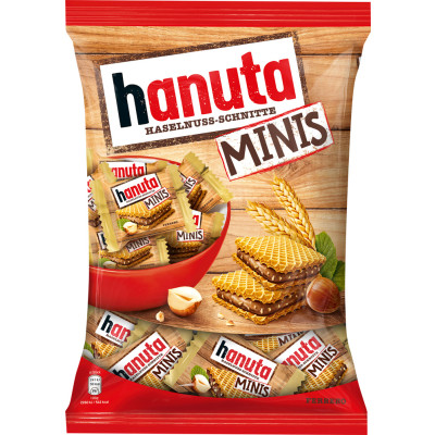 Hanuta Haselnuss-Schnitten Minis 19ST 200G 
