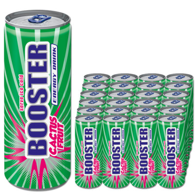 Booster Energydrink Cactus Fruit 24x 0,33L Dose 