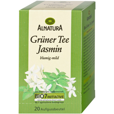 Alnatura Bio Grüner Tee Jasmin 20ST 30G 