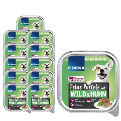 EDEKA Herzstücke Feine Pastete mit Wild & Huhn 11x150G 