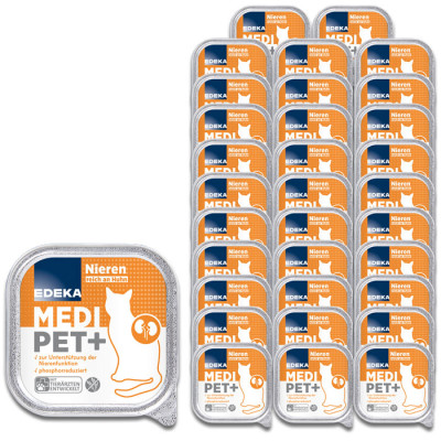 EDEKA Medi Pet+ Nieren reich an Huhn 32x100G 