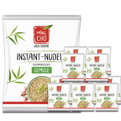 Ming Chu Instantnudeln Gemüse 10x60G 