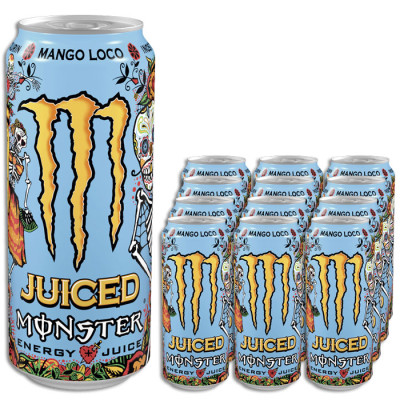 Monster Energydrink Juice Mango Loco 12x 0,5L Dose 
