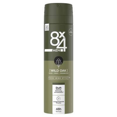 8x4 Deospray No.8 Wild Oak 150ML 