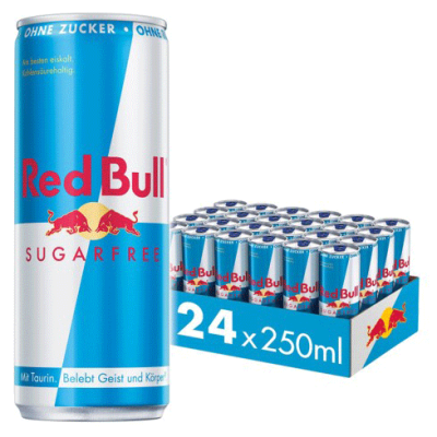 Red Bull Energy Drink Sugarfree 24x250ml 