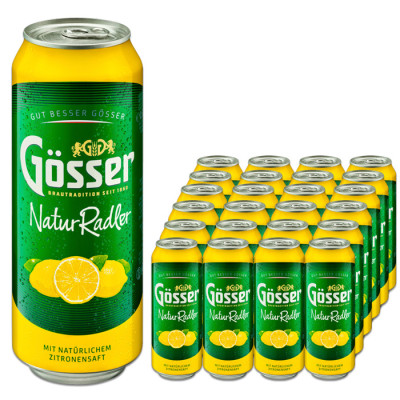 Gösser Natur Radler 24x 0,5L Dose
