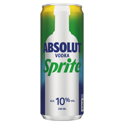 Absolut Vodka Sprite 0,33L Dose - Abverkauf 