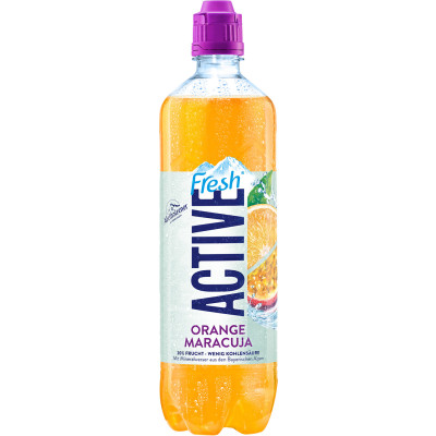 Adelholzener Active Fresh Apfel Orange Maracuja 0,75L 