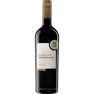 Alde Gott Spätburgunder Rotwein trocken 0,75L 