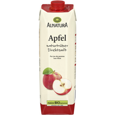 Alnatura Bio Apfelsaft naturtrüb 1L 