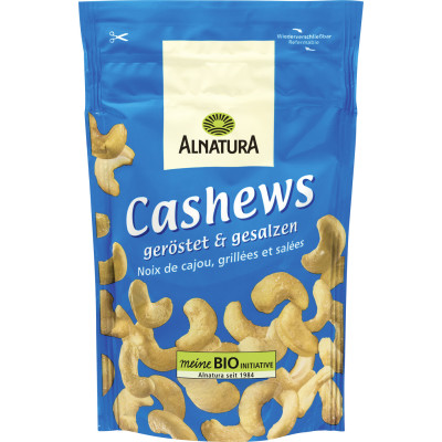 Alnatura Bio Cashews geröstet & gesalzen 100G 