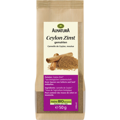Alnatura Bio Ceylon Zimt gemahlen 50G 